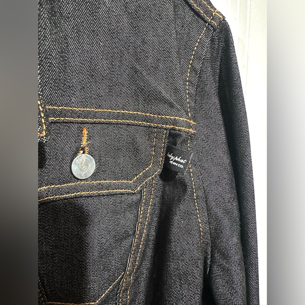 The Baby Phat Jean Y2K Dark Denim Jacket - Picture 2 of 8